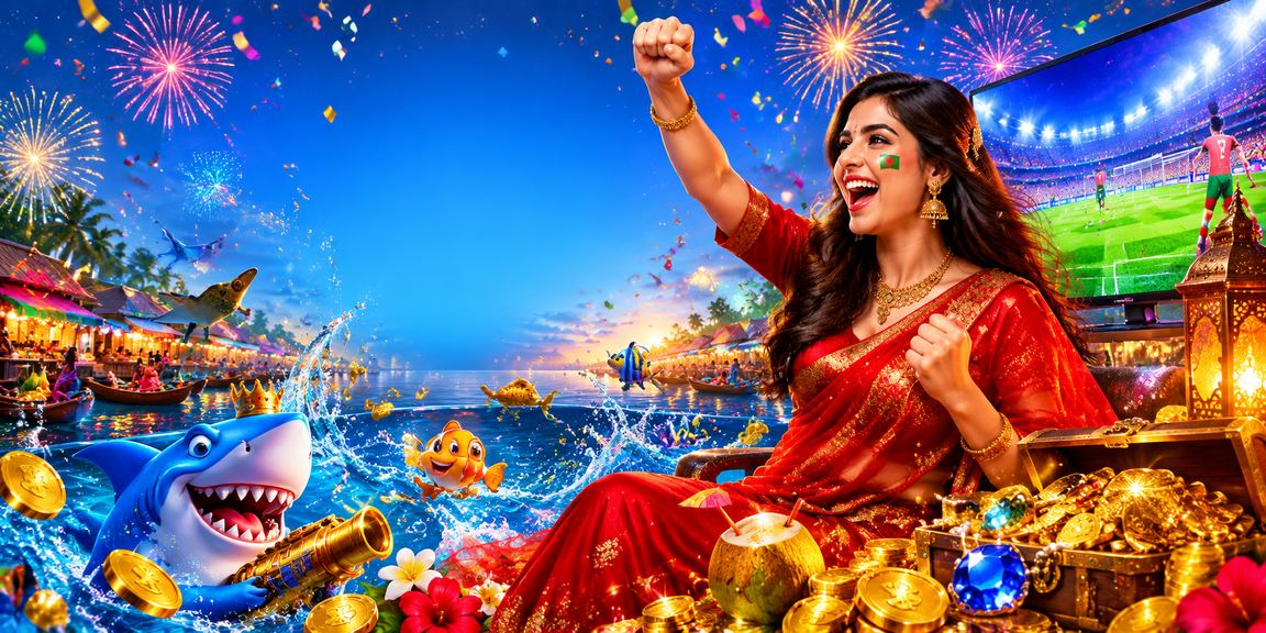 বরিশালে শাড়ি পরা তরুণী মোবাইলে ফিশিং গেম খেলছেন