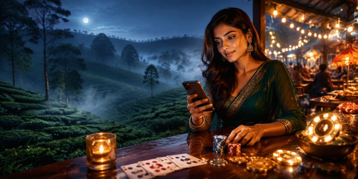 সিলেটের চা বাগানে পোকার গেমের পরিবেশ